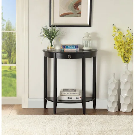 Transitional Console Table with Drawer